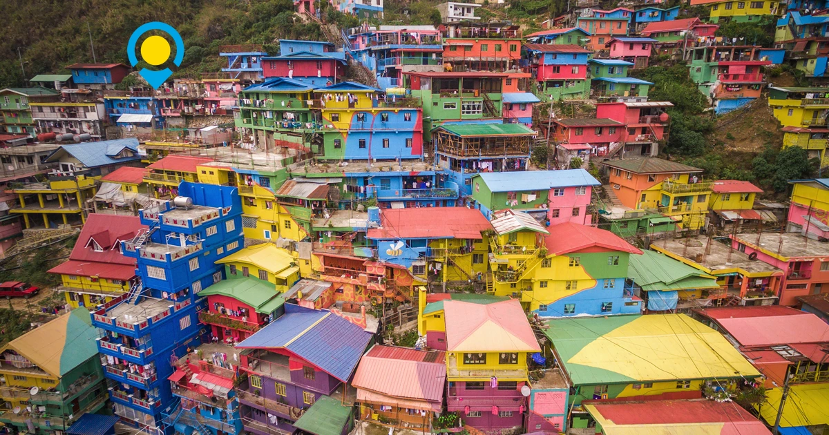 Colorful Houses in Baguio City