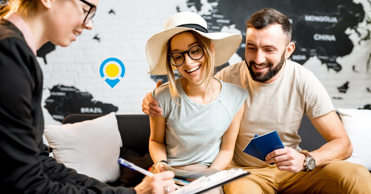 Happy Couples Booking Honeymoon Trip