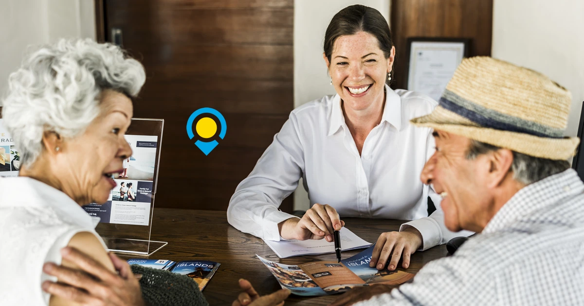 Old Couples Booking Honeymoon Travel