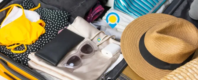 Luggage, Packed Clothes for Travel