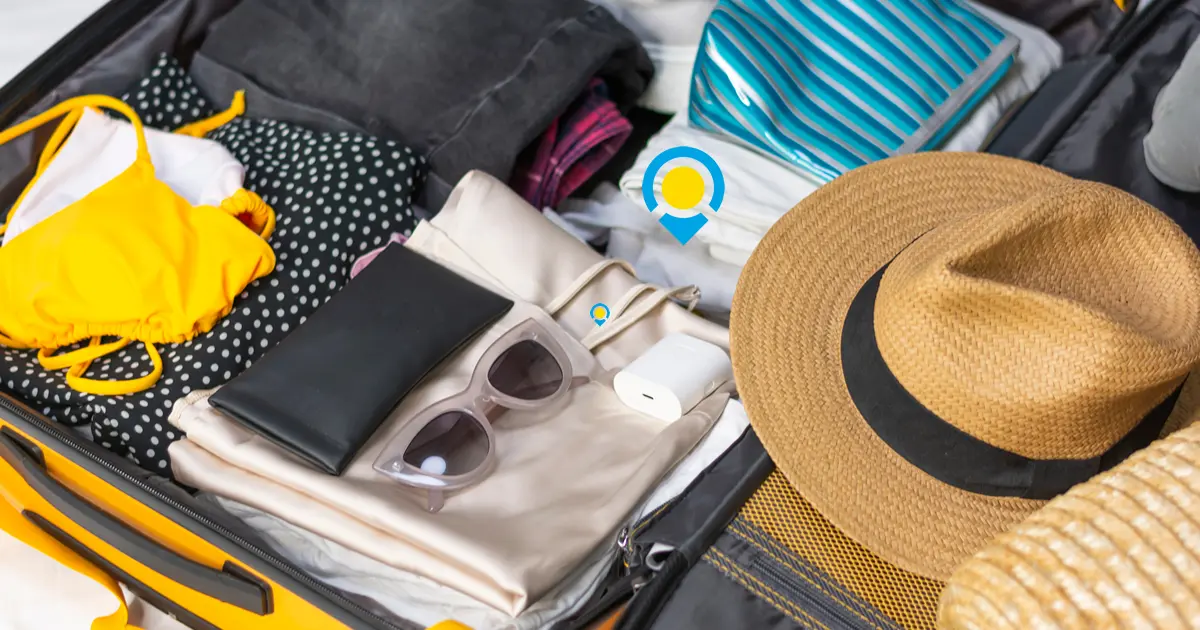 Luggage, Packed Clothes for Travel