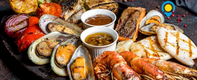 Delicious Seafoods in Boracay