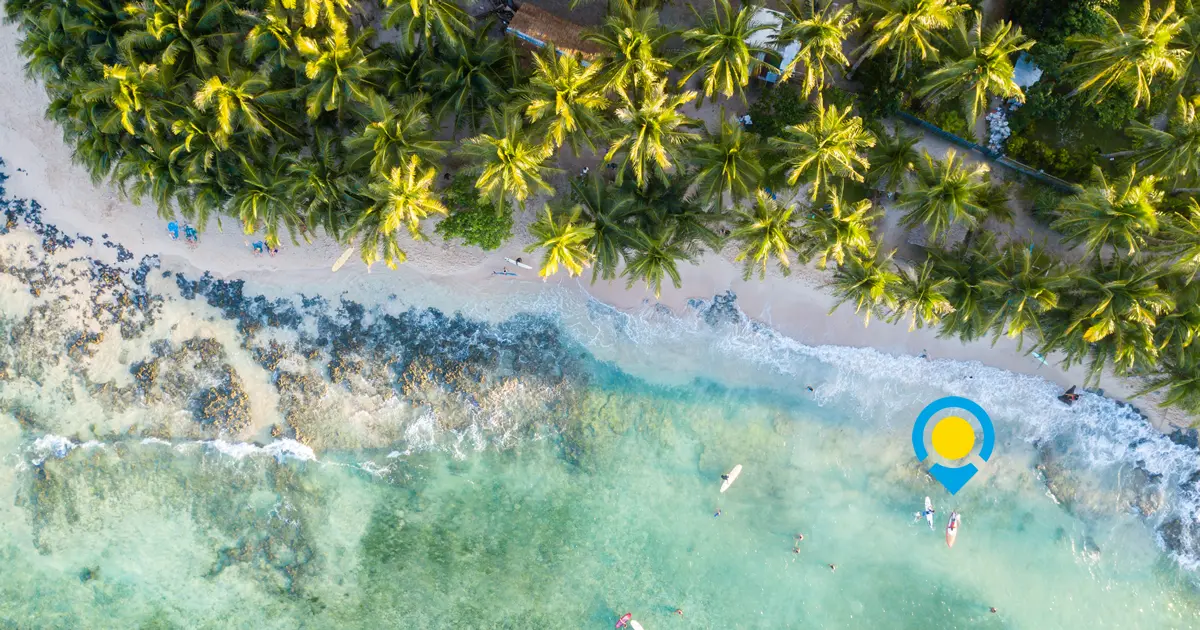 Surfing in Siargao Island, Philippines