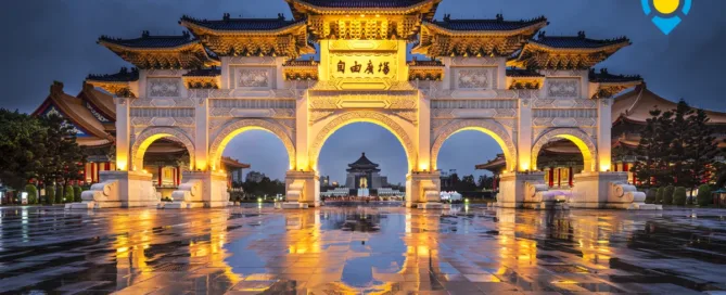 Visiting Palace in Taipei, Taiwan